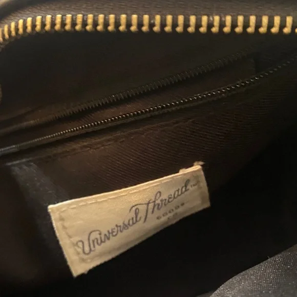 Universal Thread Black and Cream Checkered Bag purse - Picture 2 of 4